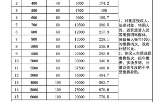 养老保险缴费标准，养老保险缴费标准一览表