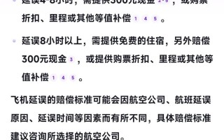 飞机延误多久可以赔偿（飞机延误多长时间给赔偿）