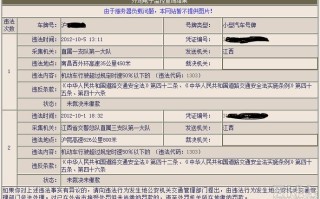 电子警察违章查询网（电子警察位置查询）