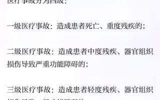 医疗事故分级标准，医疗事故分级标准pdf