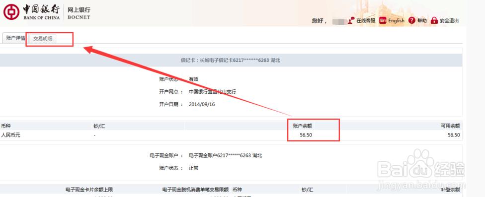 中国银行网上银行余额查询（中国银行网上银行怎样查询余额）