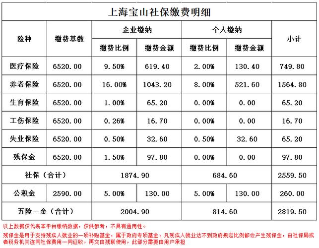 2019社保缴费标准（2019社保缴费标准表四川）