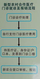 新农合报销流程图，新农合报销流程图片