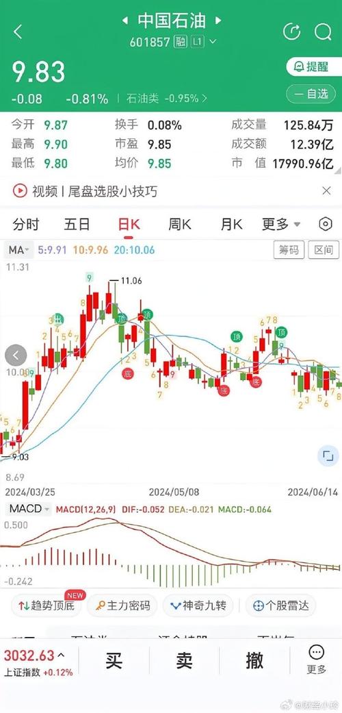 中国石油股票行情，中国石油股票行情走势分析